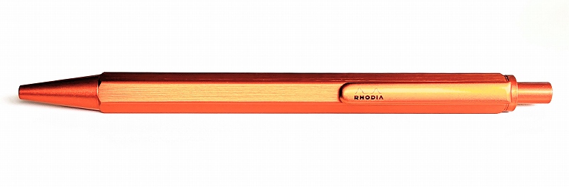 ロディア-スクリプト-オレンジボールペン