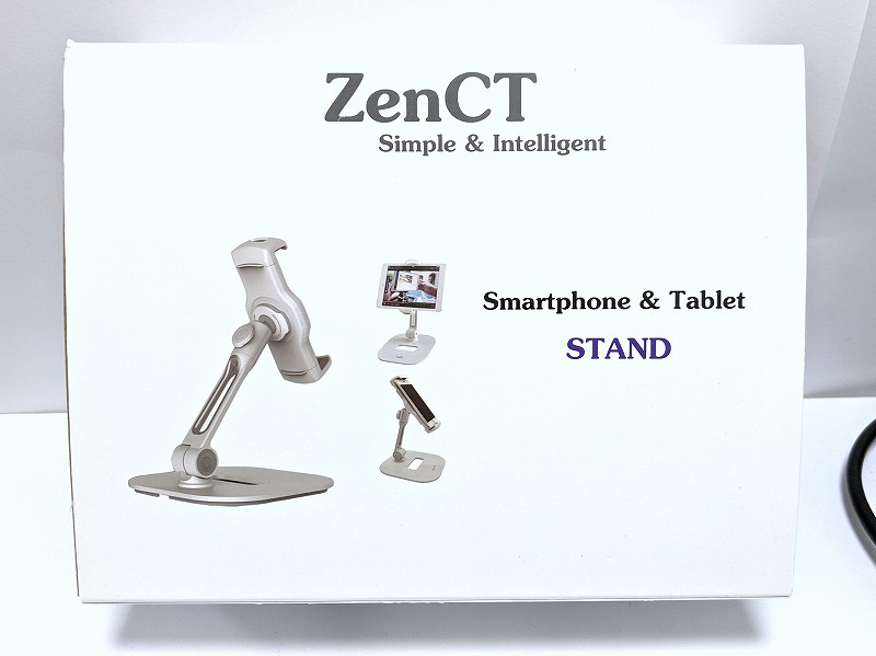 iPad対応【ZenCT】360度回転できるタブレットスタンドはテレビ電話におすすめ