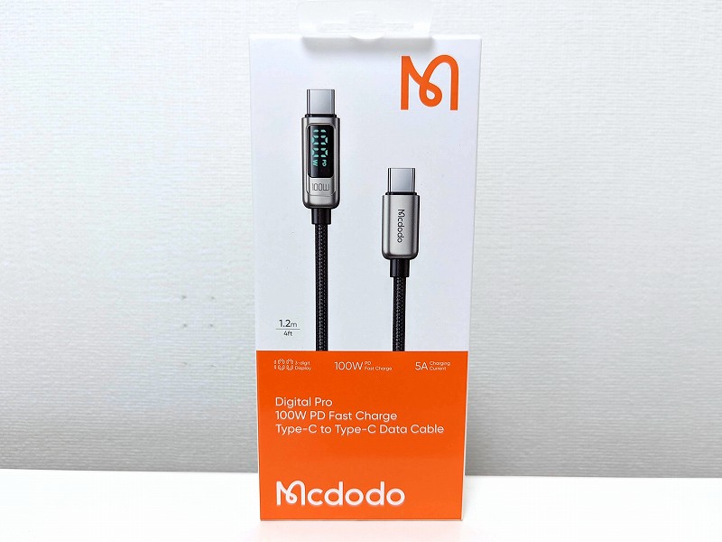 Mcdodo USB Type C to C ケーブル